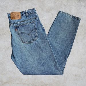 Vintage 90s Levi's 505 Orange Tab Jeans
